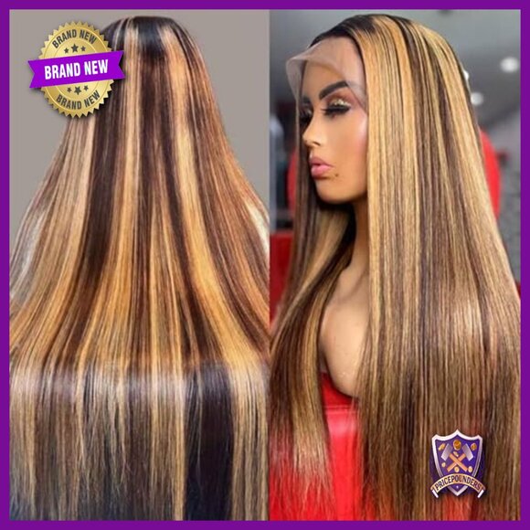 13x6 Lace Front Human Hair Wig 20 Inch Straight 200 Density Glueless main image 5